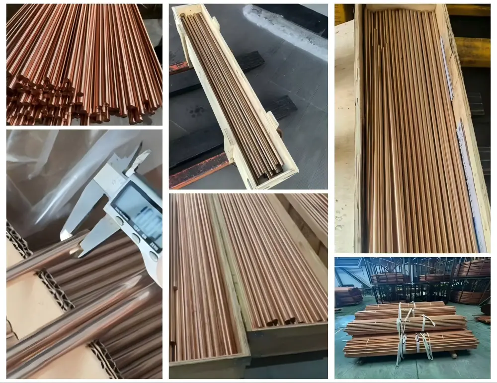 Successful Delivery of ASTM B187 C10100 9999 Pure OFHC Copper Bar for Korean Client Successful Delivery of ASTM B187 C10100 9999 Pure OFHC Copper Bar for Korean Client