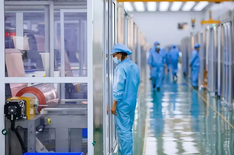 Electrodeposited Copper Foil Cleanroom Production Workshop Electrodeposited Copper Foil Cleanroom Production Workshop